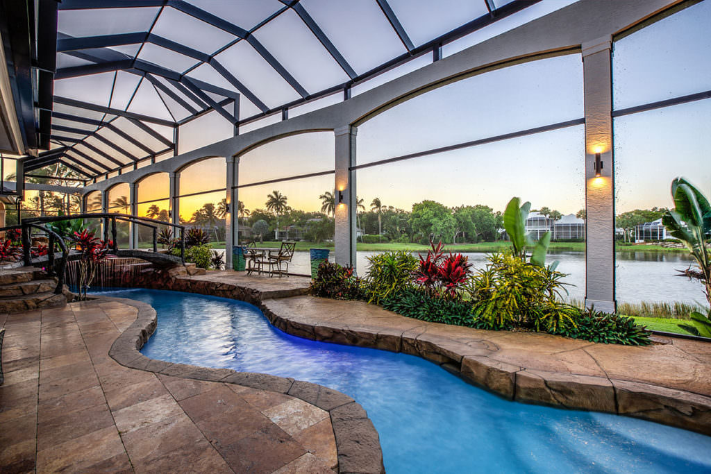 Sophisticated Pool Cage Renovation Harwick Homes