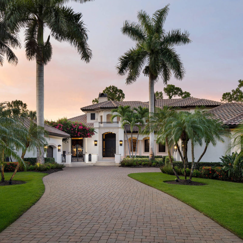 custom home naples by harwick homes